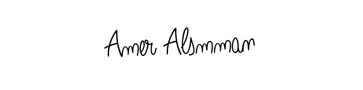 It looks lik you need a new signature style for name Amer Alsmman. Design unique handwritten (Angelique-Rose-font-FFP) signature with our free signature maker in just a few clicks. Amer Alsmman signature style 5 images and pictures png