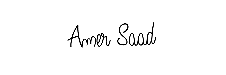 Similarly Angelique-Rose-font-FFP is the best handwritten signature design. Signature creator online .You can use it as an online autograph creator for name Amer Saad. Amer Saad signature style 5 images and pictures png