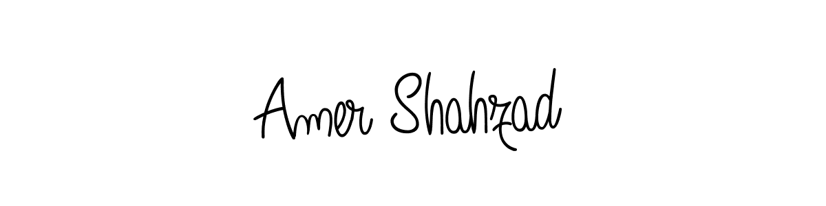 This is the best signature style for the Amer Shahzad name. Also you like these signature font (Angelique-Rose-font-FFP). Mix name signature. Amer Shahzad signature style 5 images and pictures png