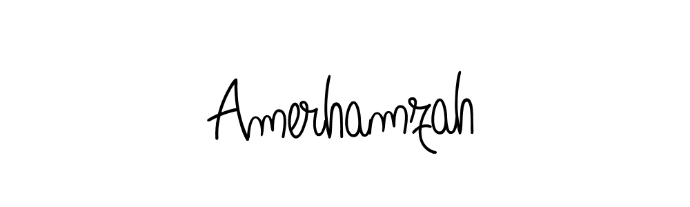 You can use this online signature creator to create a handwritten signature for the name Amerhamzah. This is the best online autograph maker. Amerhamzah signature style 5 images and pictures png