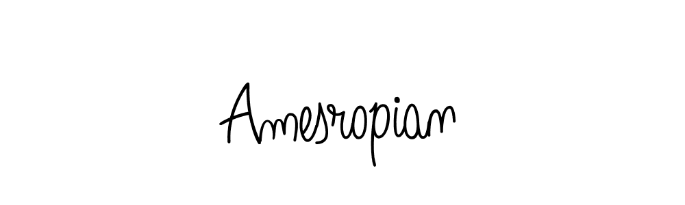 Amesropian stylish signature style. Best Handwritten Sign (Angelique-Rose-font-FFP) for my name. Handwritten Signature Collection Ideas for my name Amesropian. Amesropian signature style 5 images and pictures png