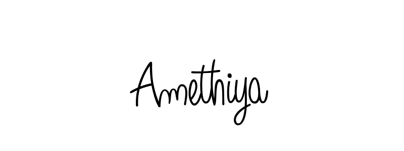 Make a beautiful signature design for name Amethiya. Use this online signature maker to create a handwritten signature for free. Amethiya signature style 5 images and pictures png