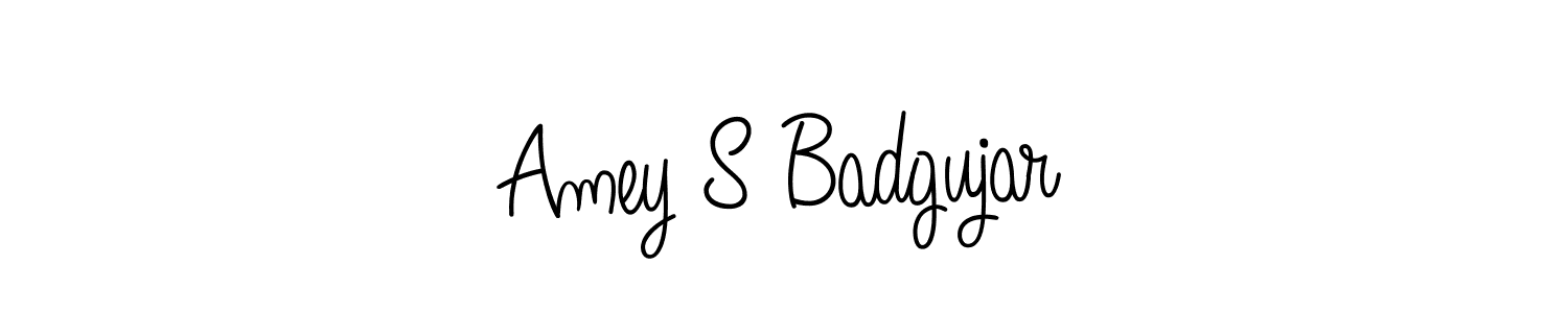 Also You can easily find your signature by using the search form. We will create Amey S Badgujar name handwritten signature images for you free of cost using Angelique-Rose-font-FFP sign style. Amey S Badgujar signature style 5 images and pictures png