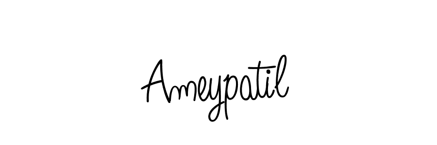 Also we have Ameypatil name is the best signature style. Create professional handwritten signature collection using Angelique-Rose-font-FFP autograph style. Ameypatil signature style 5 images and pictures png