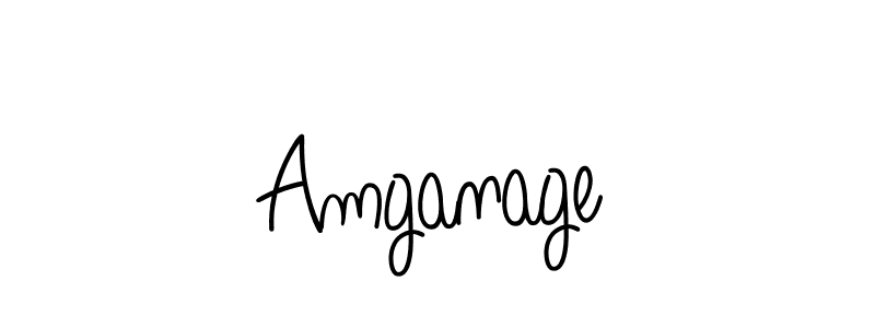 Design your own signature with our free online signature maker. With this signature software, you can create a handwritten (Angelique-Rose-font-FFP) signature for name Amganage. Amganage signature style 5 images and pictures png