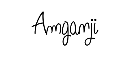 Amganji stylish signature style. Best Handwritten Sign (Angelique-Rose-font-FFP) for my name. Handwritten Signature Collection Ideas for my name Amganji. Amganji signature style 5 images and pictures png