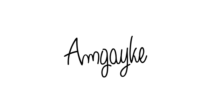 Angelique-Rose-font-FFP is a professional signature style that is perfect for those who want to add a touch of class to their signature. It is also a great choice for those who want to make their signature more unique. Get Amgayke name to fancy signature for free. Amgayke signature style 5 images and pictures png