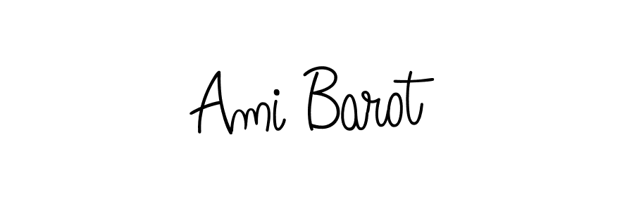 Best and Professional Signature Style for Ami Barot. Angelique-Rose-font-FFP Best Signature Style Collection. Ami Barot signature style 5 images and pictures png