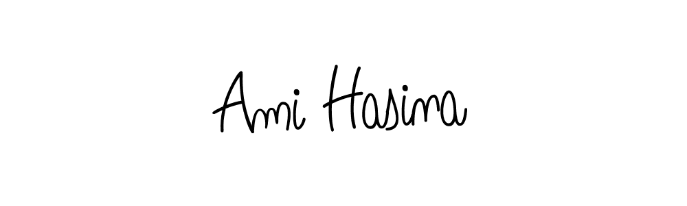 if you are searching for the best signature style for your name Ami Hasina. so please give up your signature search. here we have designed multiple signature styles  using Angelique-Rose-font-FFP. Ami Hasina signature style 5 images and pictures png