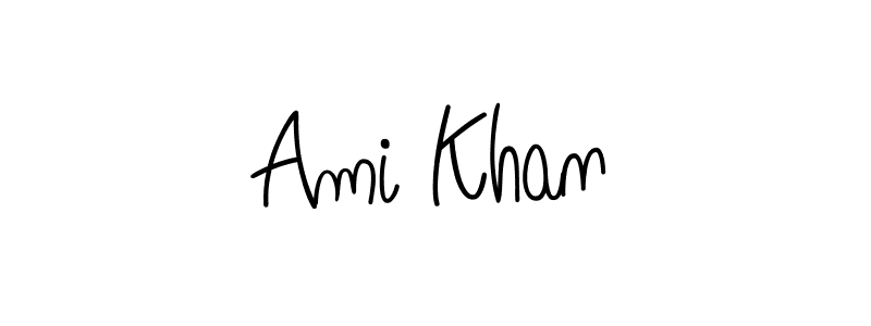 Once you've used our free online signature maker to create your best signature Angelique-Rose-font-FFP style, it's time to enjoy all of the benefits that Ami Khan name signing documents. Ami Khan signature style 5 images and pictures png