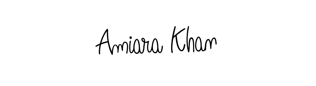 How to make Amiara Khan signature? Angelique-Rose-font-FFP is a professional autograph style. Create handwritten signature for Amiara Khan name. Amiara Khan signature style 5 images and pictures png