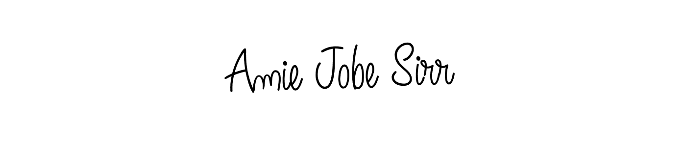 Also You can easily find your signature by using the search form. We will create Amie Jobe Sirr name handwritten signature images for you free of cost using Angelique-Rose-font-FFP sign style. Amie Jobe Sirr signature style 5 images and pictures png