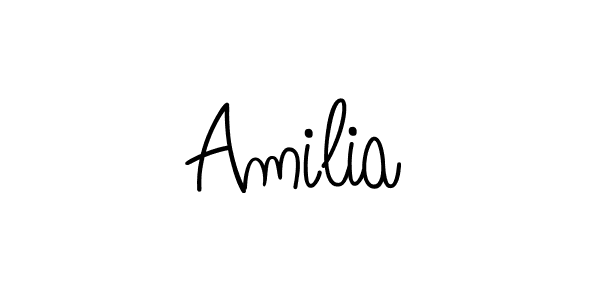 Create a beautiful signature design for name Amilia. With this signature (Angelique-Rose-font-FFP) fonts, you can make a handwritten signature for free. Amilia signature style 5 images and pictures png