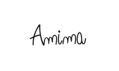 Use a signature maker to create a handwritten signature online. With this signature software, you can design (Angelique-Rose-font-FFP) your own signature for name Amima. Amima signature style 5 images and pictures png