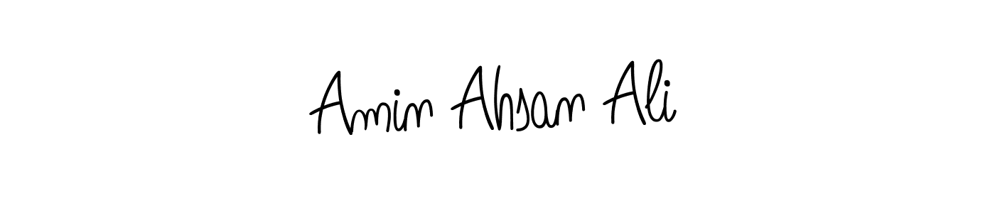 How to make Amin Ahsan Ali name signature. Use Angelique-Rose-font-FFP style for creating short signs online. This is the latest handwritten sign. Amin Ahsan Ali signature style 5 images and pictures png