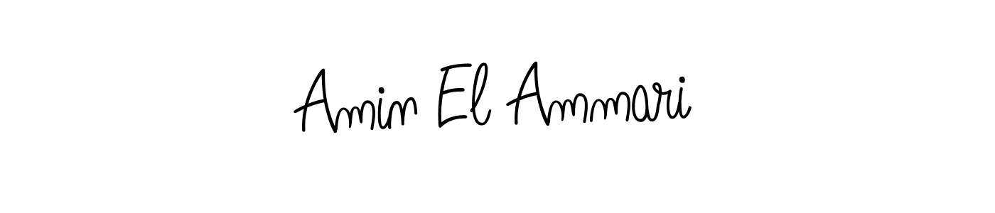 Create a beautiful signature design for name Amin El Ammari. With this signature (Angelique-Rose-font-FFP) fonts, you can make a handwritten signature for free. Amin El Ammari signature style 5 images and pictures png