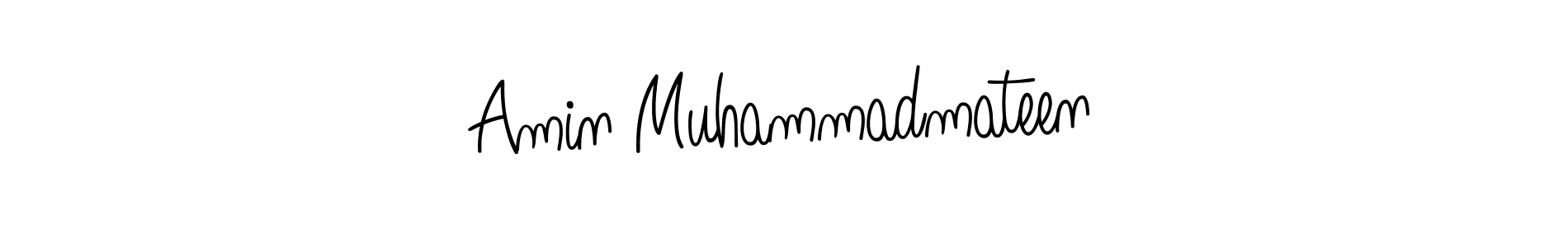 Make a short Amin Muhammadmateen signature style. Manage your documents anywhere anytime using Angelique-Rose-font-FFP. Create and add eSignatures, submit forms, share and send files easily. Amin Muhammadmateen signature style 5 images and pictures png