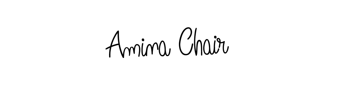 Check out images of Autograph of Amina Chair name. Actor Amina Chair Signature Style. Angelique-Rose-font-FFP is a professional sign style online. Amina Chair signature style 5 images and pictures png