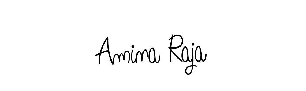 Make a short Amina Raja signature style. Manage your documents anywhere anytime using Angelique-Rose-font-FFP. Create and add eSignatures, submit forms, share and send files easily. Amina Raja signature style 5 images and pictures png