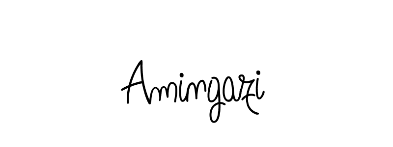 How to make Amingazi signature? Angelique-Rose-font-FFP is a professional autograph style. Create handwritten signature for Amingazi name. Amingazi signature style 5 images and pictures png