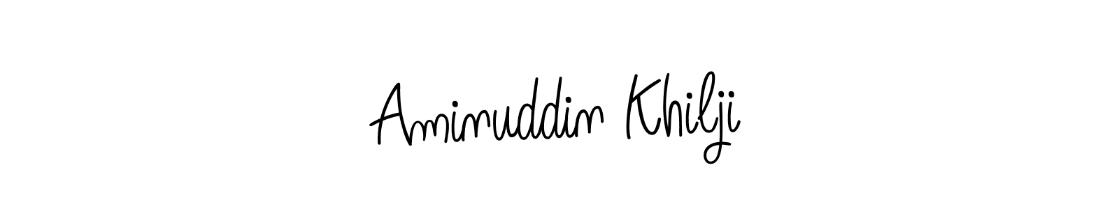 Check out images of Autograph of Aminuddin Khilji name. Actor Aminuddin Khilji Signature Style. Angelique-Rose-font-FFP is a professional sign style online. Aminuddin Khilji signature style 5 images and pictures png