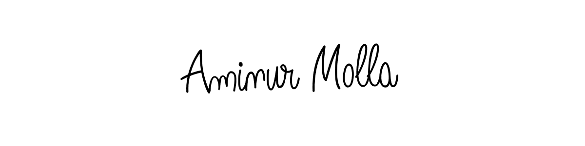 Create a beautiful signature design for name Aminur Molla. With this signature (Angelique-Rose-font-FFP) fonts, you can make a handwritten signature for free. Aminur Molla signature style 5 images and pictures png