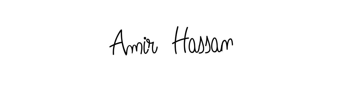 if you are searching for the best signature style for your name Amir  Hassan. so please give up your signature search. here we have designed multiple signature styles  using Angelique-Rose-font-FFP. Amir  Hassan signature style 5 images and pictures png