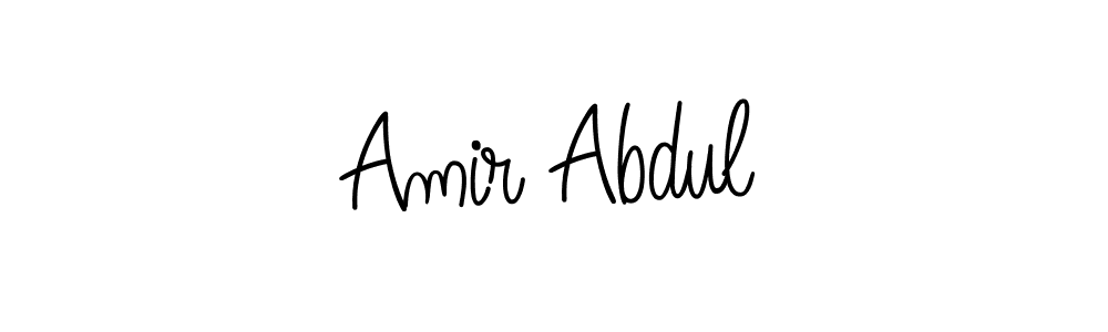 How to make Amir Abdul signature? Angelique-Rose-font-FFP is a professional autograph style. Create handwritten signature for Amir Abdul name. Amir Abdul signature style 5 images and pictures png