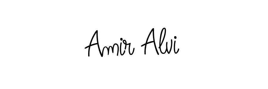 Also You can easily find your signature by using the search form. We will create Amir Alvi name handwritten signature images for you free of cost using Angelique-Rose-font-FFP sign style. Amir Alvi signature style 5 images and pictures png