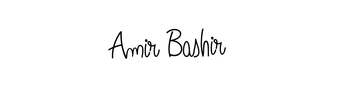 Design your own signature with our free online signature maker. With this signature software, you can create a handwritten (Angelique-Rose-font-FFP) signature for name Amir Bashir. Amir Bashir signature style 5 images and pictures png