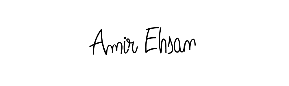 Design your own signature with our free online signature maker. With this signature software, you can create a handwritten (Angelique-Rose-font-FFP) signature for name Amir Ehsan. Amir Ehsan signature style 5 images and pictures png