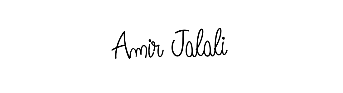 The best way (Angelique-Rose-font-FFP) to make a short signature is to pick only two or three words in your name. The name Amir Jalali include a total of six letters. For converting this name. Amir Jalali signature style 5 images and pictures png