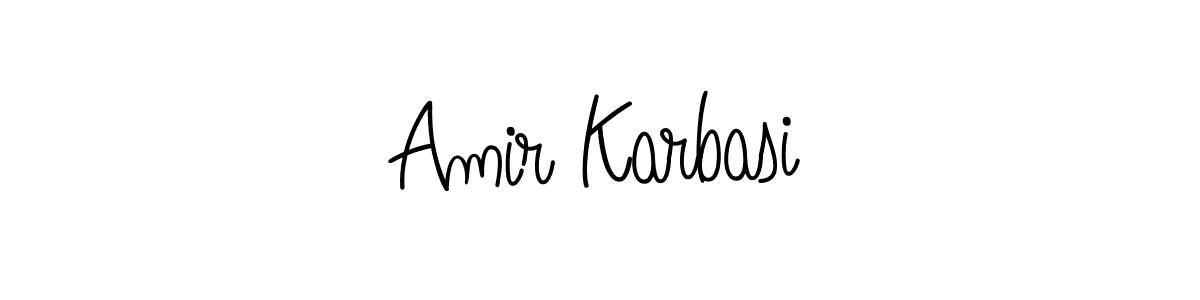Also You can easily find your signature by using the search form. We will create Amir Karbasi name handwritten signature images for you free of cost using Angelique-Rose-font-FFP sign style. Amir Karbasi signature style 5 images and pictures png