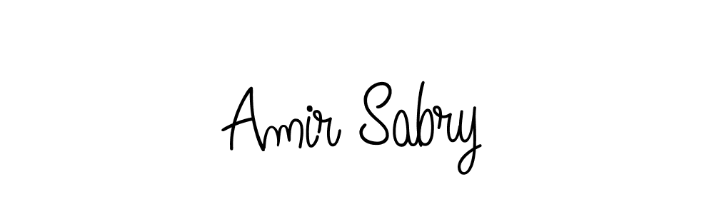 How to make Amir Sabry signature? Angelique-Rose-font-FFP is a professional autograph style. Create handwritten signature for Amir Sabry name. Amir Sabry signature style 5 images and pictures png