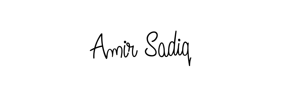 Design your own signature with our free online signature maker. With this signature software, you can create a handwritten (Angelique-Rose-font-FFP) signature for name Amir Sadiq. Amir Sadiq signature style 5 images and pictures png