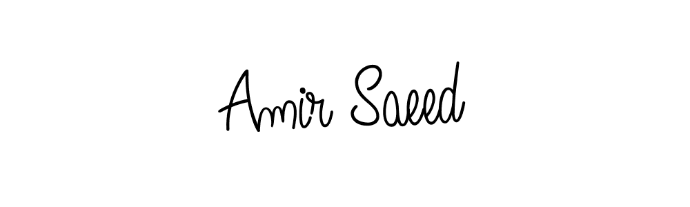 How to make Amir Saeed signature? Angelique-Rose-font-FFP is a professional autograph style. Create handwritten signature for Amir Saeed name. Amir Saeed signature style 5 images and pictures png
