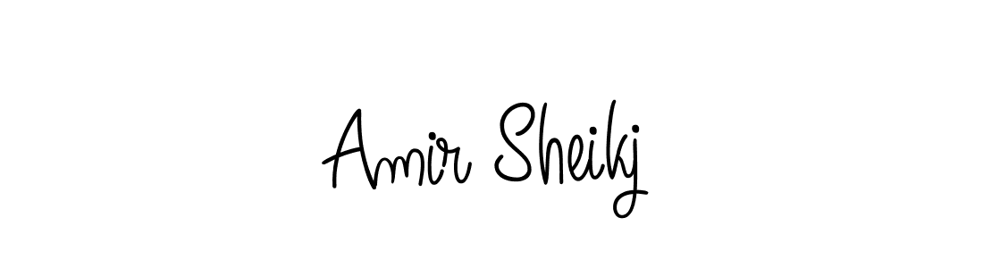 Make a beautiful signature design for name Amir Sheikj. Use this online signature maker to create a handwritten signature for free. Amir Sheikj signature style 5 images and pictures png