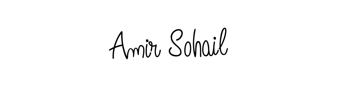 Create a beautiful signature design for name Amir Sohail. With this signature (Angelique-Rose-font-FFP) fonts, you can make a handwritten signature for free. Amir Sohail signature style 5 images and pictures png