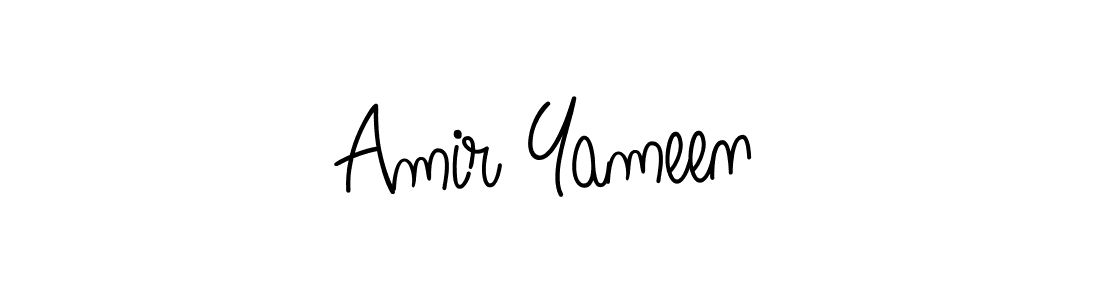 You can use this online signature creator to create a handwritten signature for the name Amir Yameen. This is the best online autograph maker. Amir Yameen signature style 5 images and pictures png