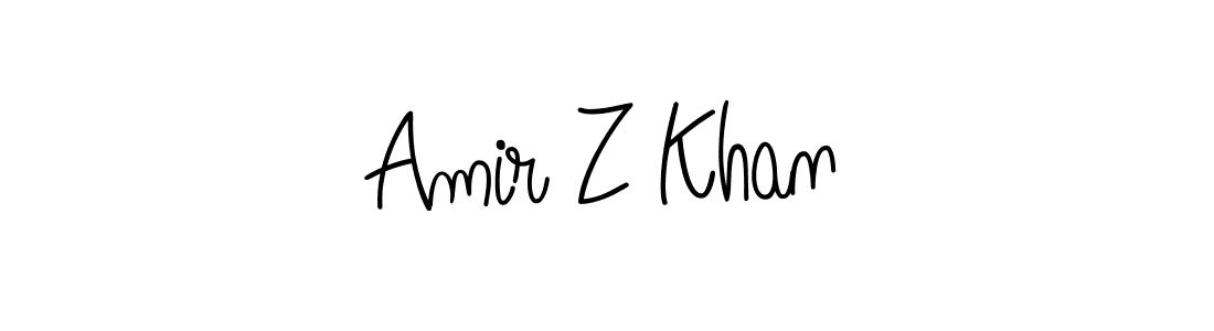 Make a beautiful signature design for name Amir Z Khan. Use this online signature maker to create a handwritten signature for free. Amir Z Khan signature style 5 images and pictures png