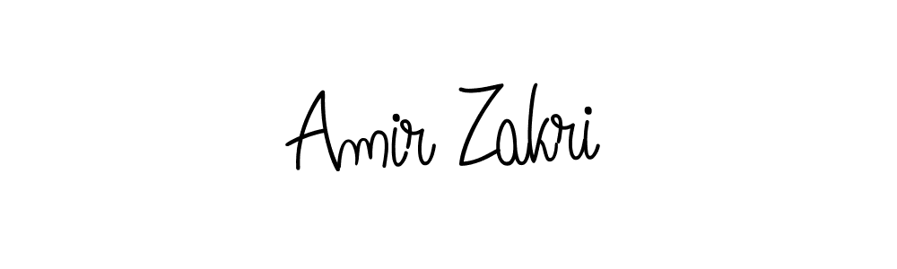 Make a beautiful signature design for name Amir Zakri. With this signature (Angelique-Rose-font-FFP) style, you can create a handwritten signature for free. Amir Zakri signature style 5 images and pictures png