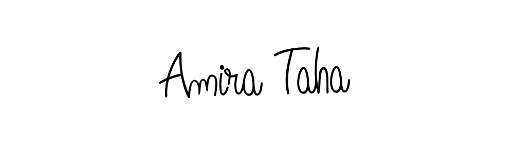 Here are the top 10 professional signature styles for the name Amira Taha. These are the best autograph styles you can use for your name. Amira Taha signature style 5 images and pictures png