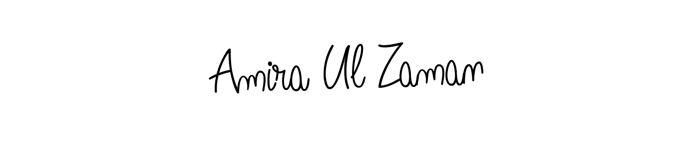 Check out images of Autograph of Amira Ul Zaman name. Actor Amira Ul Zaman Signature Style. Angelique-Rose-font-FFP is a professional sign style online. Amira Ul Zaman signature style 5 images and pictures png