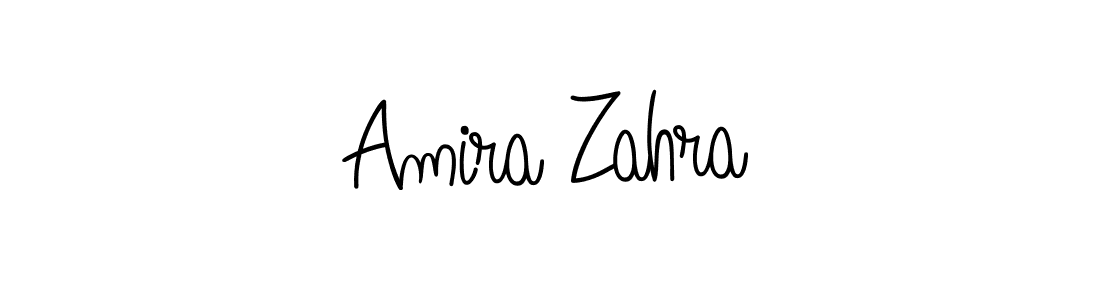 Also we have Amira Zahra name is the best signature style. Create professional handwritten signature collection using Angelique-Rose-font-FFP autograph style. Amira Zahra signature style 5 images and pictures png