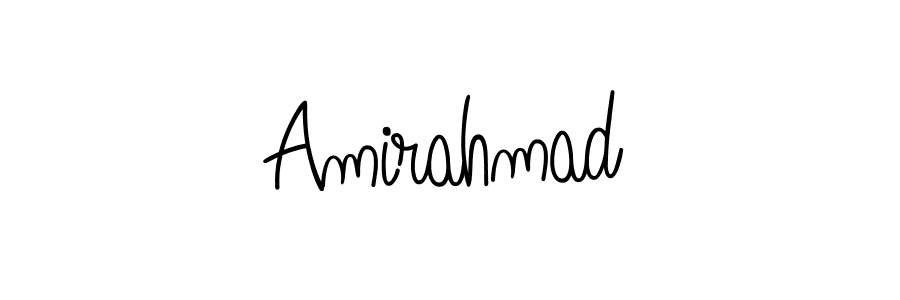 if you are searching for the best signature style for your name Amirahmad. so please give up your signature search. here we have designed multiple signature styles  using Angelique-Rose-font-FFP. Amirahmad signature style 5 images and pictures png