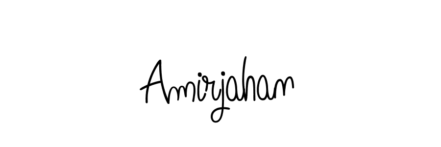 Also we have Amirjahan name is the best signature style. Create professional handwritten signature collection using Angelique-Rose-font-FFP autograph style. Amirjahan signature style 5 images and pictures png