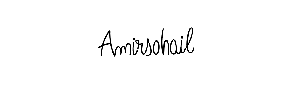 Create a beautiful signature design for name Amirsohail. With this signature (Angelique-Rose-font-FFP) fonts, you can make a handwritten signature for free. Amirsohail signature style 5 images and pictures png