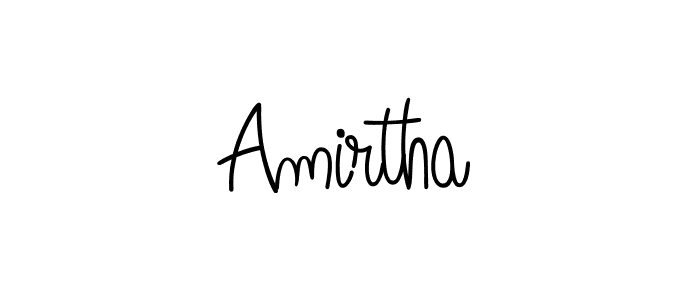 Make a beautiful signature design for name Amirtha. Use this online signature maker to create a handwritten signature for free. Amirtha signature style 5 images and pictures png