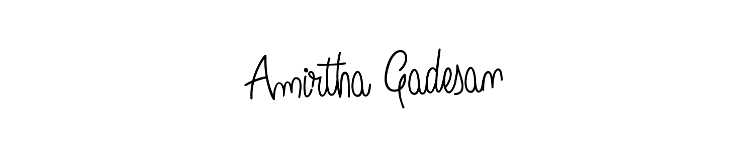 Make a short Amirtha Gadesan signature style. Manage your documents anywhere anytime using Angelique-Rose-font-FFP. Create and add eSignatures, submit forms, share and send files easily. Amirtha Gadesan signature style 5 images and pictures png