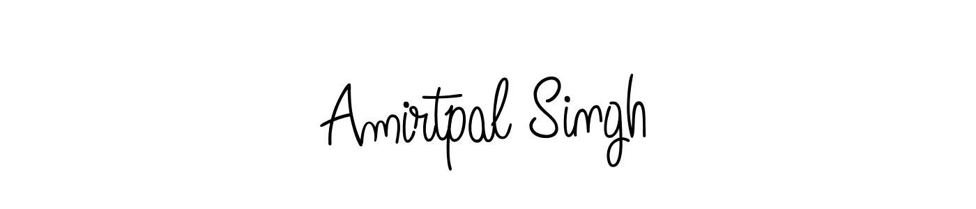 Also we have Amirtpal Singh name is the best signature style. Create professional handwritten signature collection using Angelique-Rose-font-FFP autograph style. Amirtpal Singh signature style 5 images and pictures png